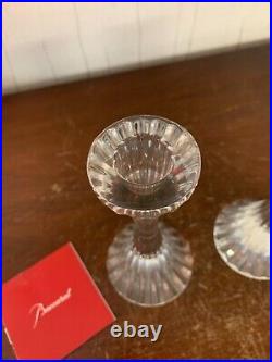 7 bougeoirs Massena en cristal de Baccarat (prix à la pièce)