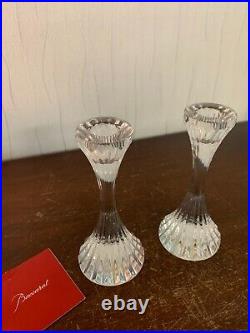 7 bougeoirs Massena en cristal de Baccarat (prix à la pièce)