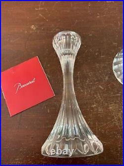 7 bougeoirs Massena en cristal de Baccarat (prix à la pièce)