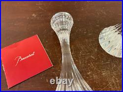 7 bougeoirs Massena en cristal de Baccarat (prix à la pièce)