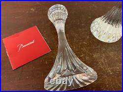 7 bougeoirs Massena en cristal de Baccarat (prix à la pièce)