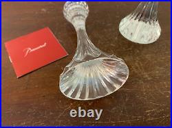 7 bougeoirs Massena en cristal de Baccarat (prix à la pièce)