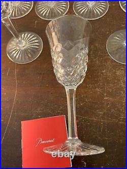 7 verres à eau modèle Burgos en cristal de Baccarat (prix à la pièce)