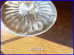 7 verres à vin blanc en cristal signées Baccarat modèle Buckingham 13 cm