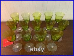 7 verres à vin en cristal de Baccarat (prix à la pièce)modèle1