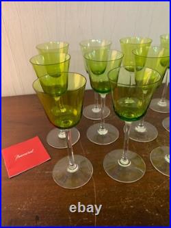 7 verres à vin en cristal de Baccarat (prix à la pièce)modèle1