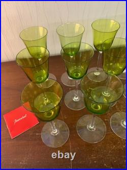 7 verres à vin en cristal de Baccarat (prix à la pièce)modèle1