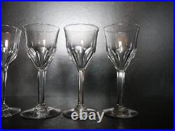 7 verres cristal Saint Louis bristol, Baccarat Genova, Val Saint Lambert nestor