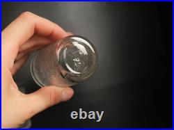 7 verres gobelet a thé en cristal dégagé à l'acide Baccarat St Louis Val Lambert