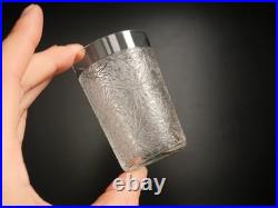 7 verres gobelet a thé en cristal dégagé à l'acide Baccarat St Louis Val Lambert