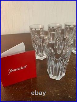 7 verres liqueur modèle Harcourt en cristal de Baccarat (prix à la pièce)