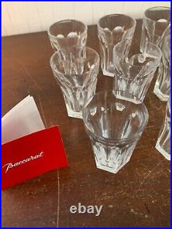 7 verres liqueur modèle Harcourt en cristal de Baccarat (prix à la pièce)