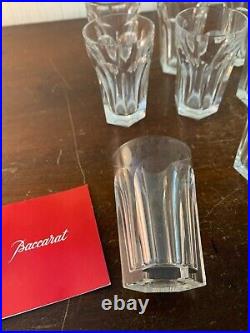 7 verres liqueur modèle Harcourt en cristal de Baccarat (prix à la pièce)