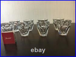 7 verres modèle Talleyrand Harcourt Baccarat h 9 cm (prix à la pièce)