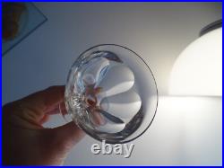 7 verres vin blanc cristal BACCARAT TALLEYRAND signés 7,8 cm