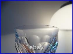 7 verres vin blanc cristal BACCARAT TALLEYRAND signés 7,8 cm