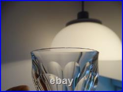 7 verres vin blanc cristal BACCARAT TALLEYRAND signés 7,8 cm