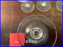 7 verres vin rouge modèle Montaigne optique cristal Baccarat (prix à la pièce)