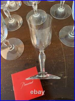84 verres à vin rouge modèle Clara en cristal de Baccarat (prix à la pièce)