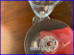 84 verres à vin rouge modèle Clara en cristal de Baccarat (prix à la pièce)