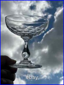 8 Coupes à champagne Baccarat, Saint louis, autres Cristal