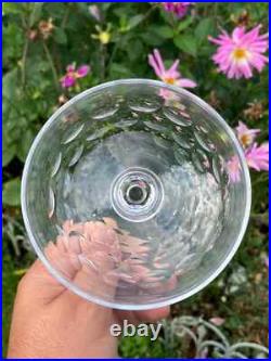 8 Coupes à champagne Baccarat, Saint louis, autres Cristal