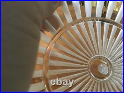 8 assiettes cristal Baccarat modele mille nuits