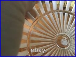8 assiettes cristal Baccarat modele mille nuits