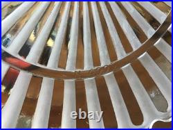 8 assiettes cristal Baccarat modele mille nuits