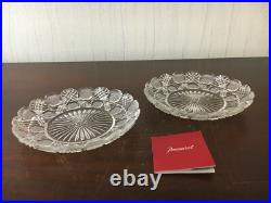 8 assiettes en cristal de Baccarat (prix à la pièce)