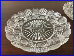 8 assiettes en cristal de Baccarat (prix à la pièce)