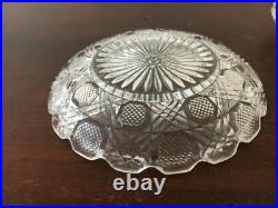 8 assiettes en cristal de Baccarat (prix à la pièce)