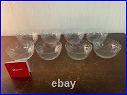 8 coupelles à fruit modèle Nancy en cristal de Baccarat (prix à la pièce)