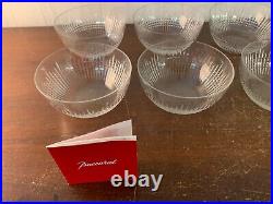 8 coupelles à fruit modèle Nancy en cristal de Baccarat (prix à la pièce)