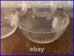 8 coupelles à fruit modèle Nancy en cristal de Baccarat (prix à la pièce)