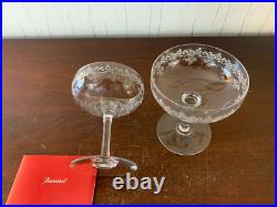 8 coupes à champagne modèle Sévigné en cristal de Baccarat (prix à la pièce) 8 coupes à champagne modèle Sévigné en cristal de Baccarat (prix à la pièce)