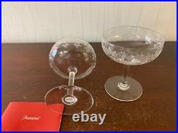 8 coupes à champagne modèle Sévigné en cristal de Baccarat (prix à la pièce) 8 coupes à champagne modèle Sévigné en cristal de Baccarat (prix à la pièce)