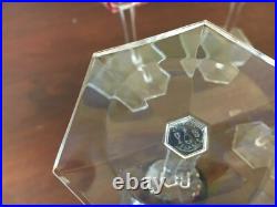 8 verres Harcourt couleur en cristal Baccarat (prix à la pièce)