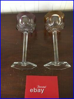 8 verres Malmaison couleur en cristal de Baccarat (prix à la pièce) 8 verres Malmaison couleur en cristal de Baccarat (prix à la pièce)