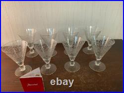 8 verres à eau modèle Bouquet de fleurs en cristal de Baccarat (prix à la pièce) 8 verres à eau modèle Bouquet de fleurs en cristal de Baccarat (prix à la pièce)