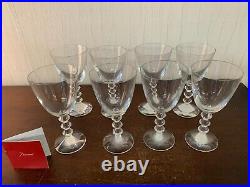 8 verres à eau modèle Véga en cristal de Baccarat (prix à la pièce)