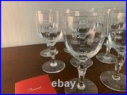 8 verres à vin blanc modèle Naples cristal Baccarat h13.7 cm (prix à la pièce)