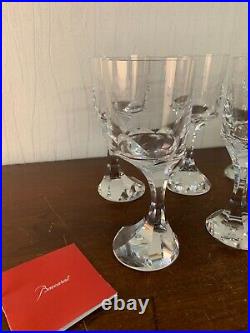 8 verres à vin modèle Narcisse Tabacoff en cristal de Baccarat (prix à la pièce)