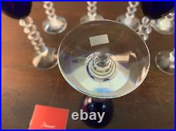 8 verres à vin modèle Véga en cristal de Baccarat (prix à la pièce)