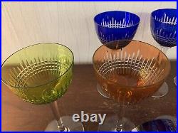 8 verres à vin overlay modèle Nancy en cristal de Baccarat (prix à la pièce)