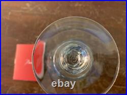 8 verres à vin rouge modèle Navarre en cristal de Baccarat (prix à la pièce)