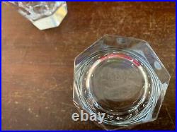 8 verres whisky modèle Harcourt cristal Baccarat h 9 cm (prix à la pièce)