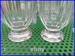 9 Verre En Cristal De Baccarat Art Deco Parfait Etat Etat Neuf
