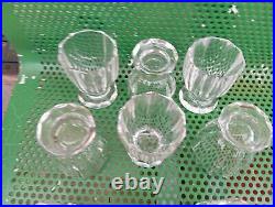 9 Verre En Cristal De Baccarat Art Deco Parfait Etat Etat Neuf