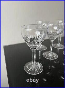 9 Verres A Vin Blanc En Cristal Saint Louis Modèle Calibri Non Baccarat